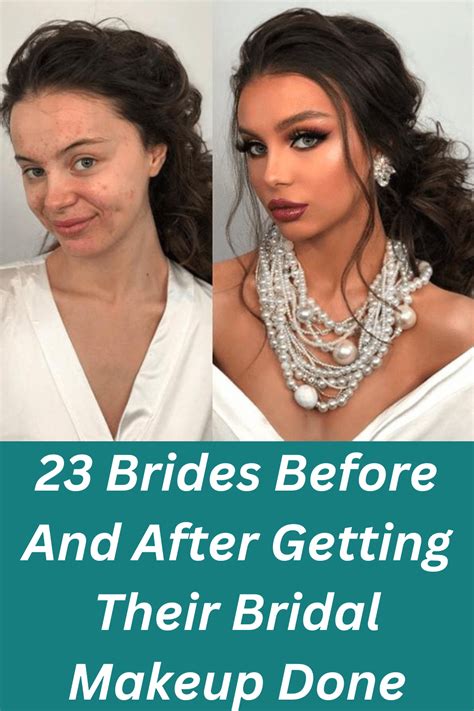 23 Brides Before And After Getting Their Bridal Makeup Done Artofit