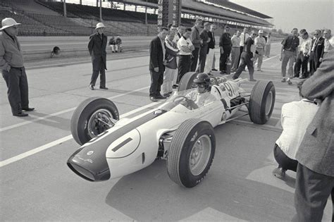Indianapolis Dan Gurney In His Lotus Powered By Ford