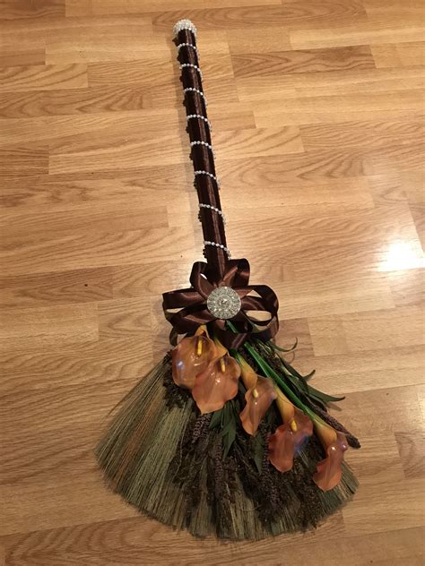 Wedding Broom I Made For My Sisters Fall Wedding Dm If Youre