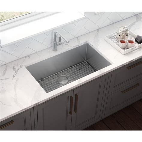 Everything is exceptional about this kitchen sink. Ruvati 28-inch Undermount 16 Gauge Tight Radius Stainless ...