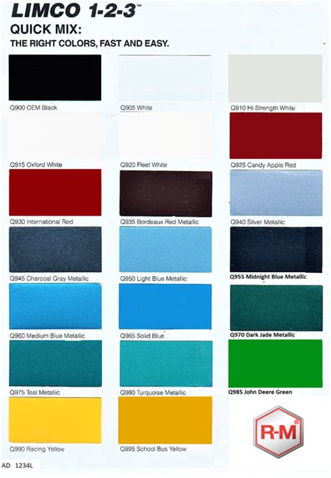 Maaco Auto Paint Colors Chart Best Picture Of Chart Anyimageorg