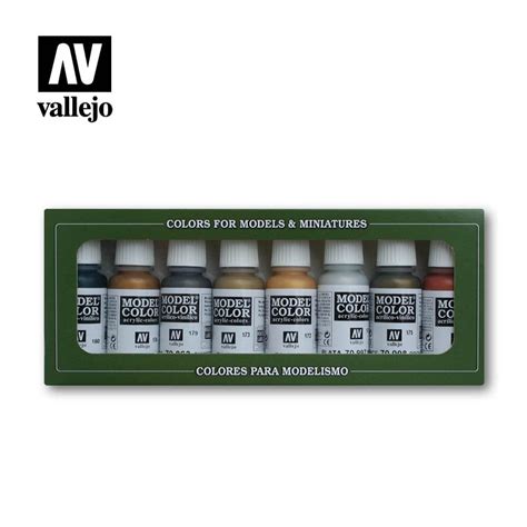 Vallejo Model Color Metallics Paint Set Wargamestore