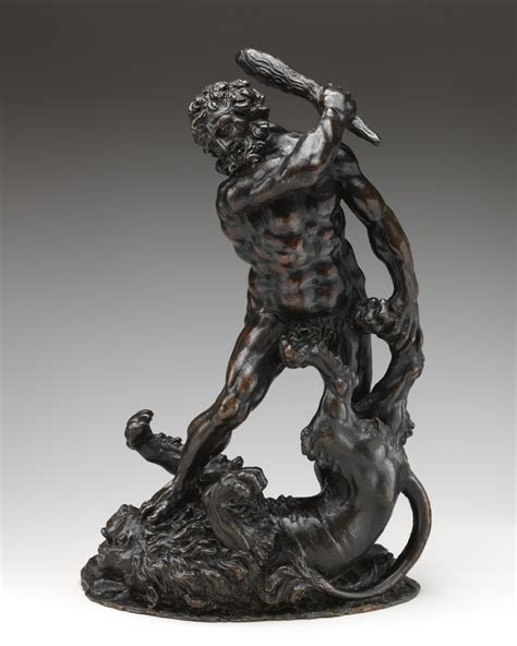 Hercules And The Nemean Lion Italian Or German The Metropolitan
