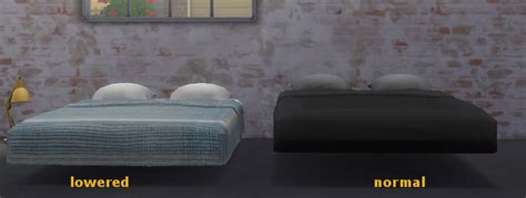 Sims 4 Ccs The Best Pallet Bed Frame And Mattress By