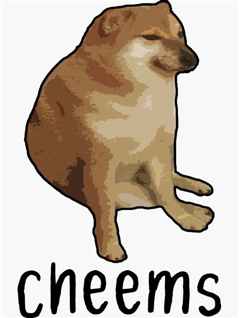 Cheems Dog Meme Sticker For Sale By Boleee Redbubble