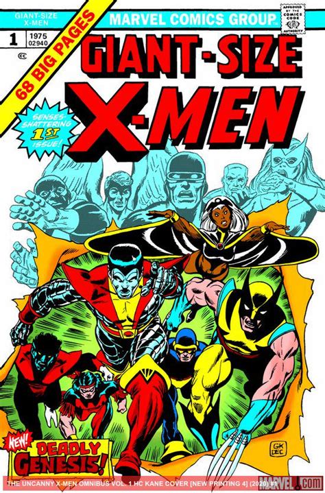 The Uncanny X Men Omnibus Vol 1 Hc Kane Cover New Printing 4 Trade