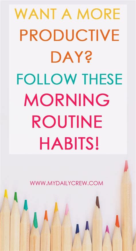 Important Morning Routine Habits To Follow For A More Productive Day