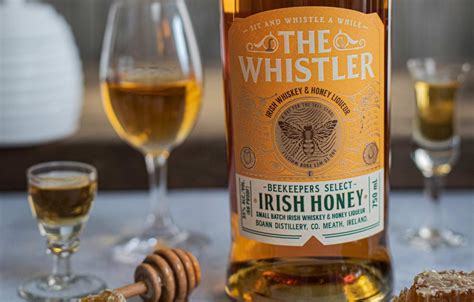 Irish Ex Bourbon Honey Whiskey The Whistler Whiskey
