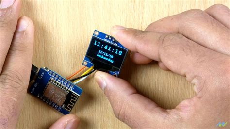 Network Clock Using Esp8266 And Oled Display Electronics
