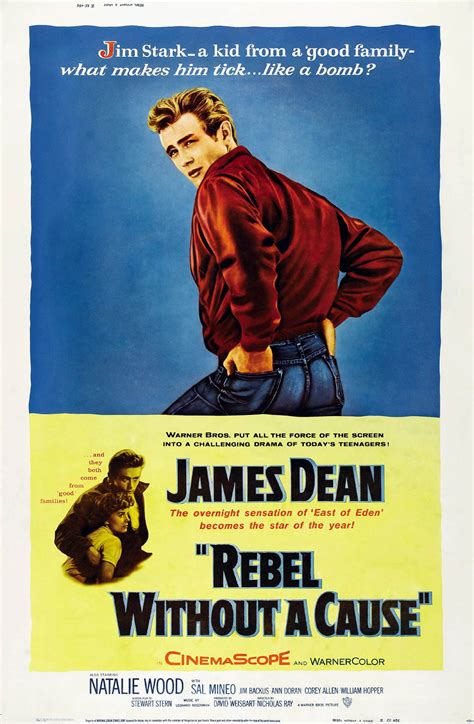 In one of the most influential performances in movie history, james dean plays jim, the new kid in town whose loneliness, frustration and anger mirrored. Rebel Without a Cause