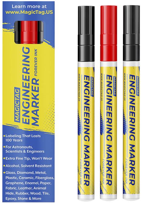 Buy Alcohol Resistant Markers Fine Point Designed For Industrial