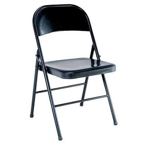 Mainstays Steel Folding Chair Black