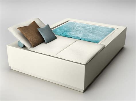 Quadrat Pool Relax Overflow Outdoor Hot Tub By Kos By Zucchetti Design Ludovica Roberto Palomba