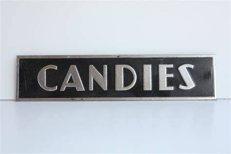 Art Deco Sign Candies At 1stdibs