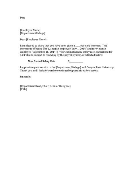 Salary Increase Request Letter Database Letter Templates