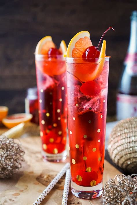 Champagne Shirley Temple Drink Recipe Sugar And Soul