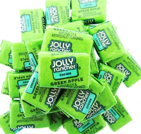 Jolly Rancher Green Apple 1 Lb Chews Favorite Flavor Candy One