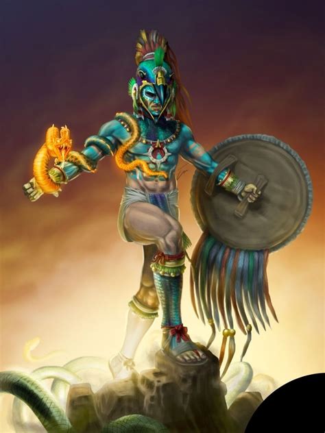 Huitzilopochtli el dios principal de los aztecas México Desconocido