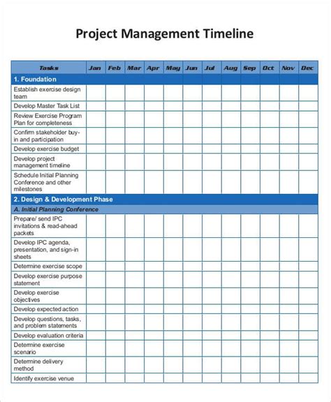 17 Project Management Templates Docs Word Apple Pages