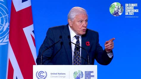 Sir David Attenboroughs Address To World Leaders At Cop26 Speech In Full Youtube