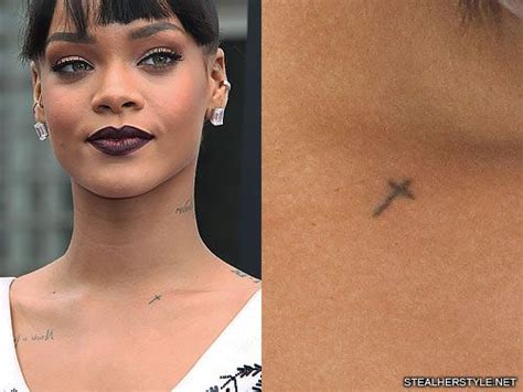 rihanna s tattoos and meanings steal her style rihanna tattoo rihanna tattoo chest rhianna