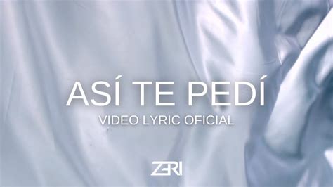 Zeri Asi Te Pedi Official Lyric Video Youtube