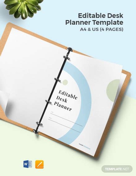 11 Desk Planner Templates Free Downloads