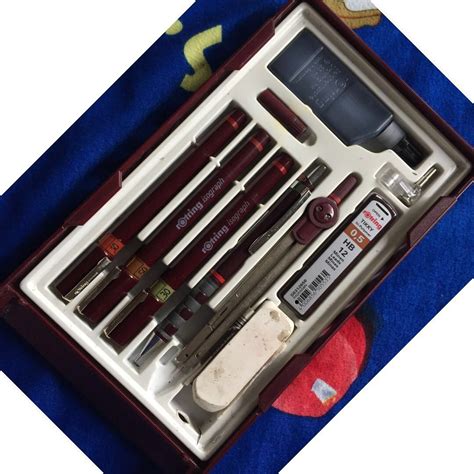 Rotring Isograph Technical Drawing Pen Master Set Hobbies And Toys