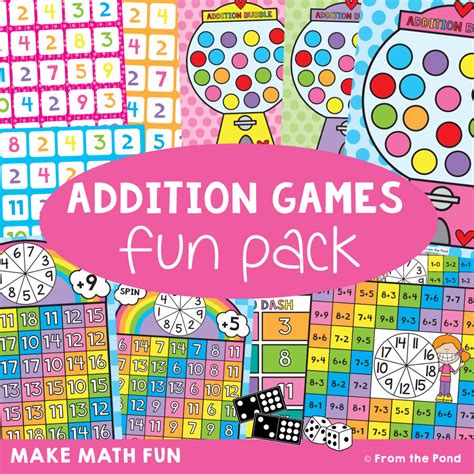 Addition Games And Activities For Kindergarten Math Centers And Groups