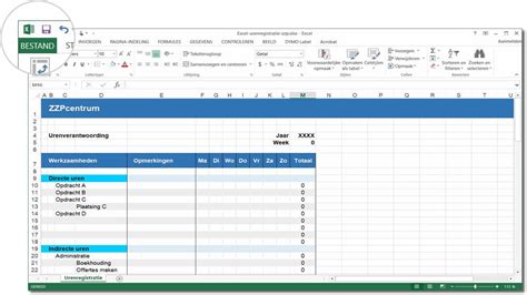 Met dit krachtige programma kun je berekeningen maken, tabellen met. Urenregistratie Excel voor zzp: Download gratis urenformulier