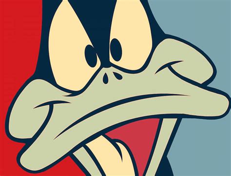 Daffy Duck Pop Art Illustration Looney Tunes Cartoon Home Etsy