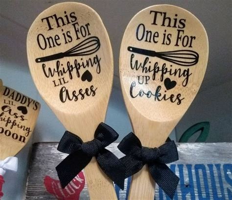 Decorative Wooden Spoons Funny Spoons Whipping Spoons Etsy Wooden Spoons Unique Funny Ts