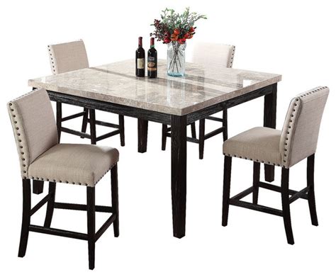 Counter Height Marble Top Dining Sets