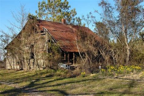 Abandoned Farmhouse Ben Hill County Vanishing Georgia Photographs