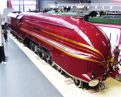 Streamlined Steam At York National Railway Museum Train Locomotive