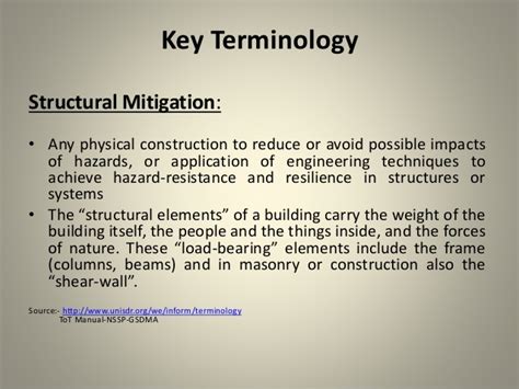 Homes in heavily forested, dry areas should be inspected periodically and modified appropriately, especially during dry spells, to ensure their fire resistance. Structural and Non strutural mitigation