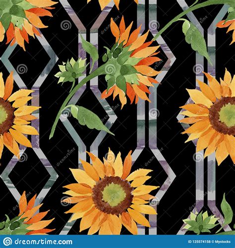Check spelling or type a new query. Watercolor Orange Sunflower Flower. Floral Botanical ...