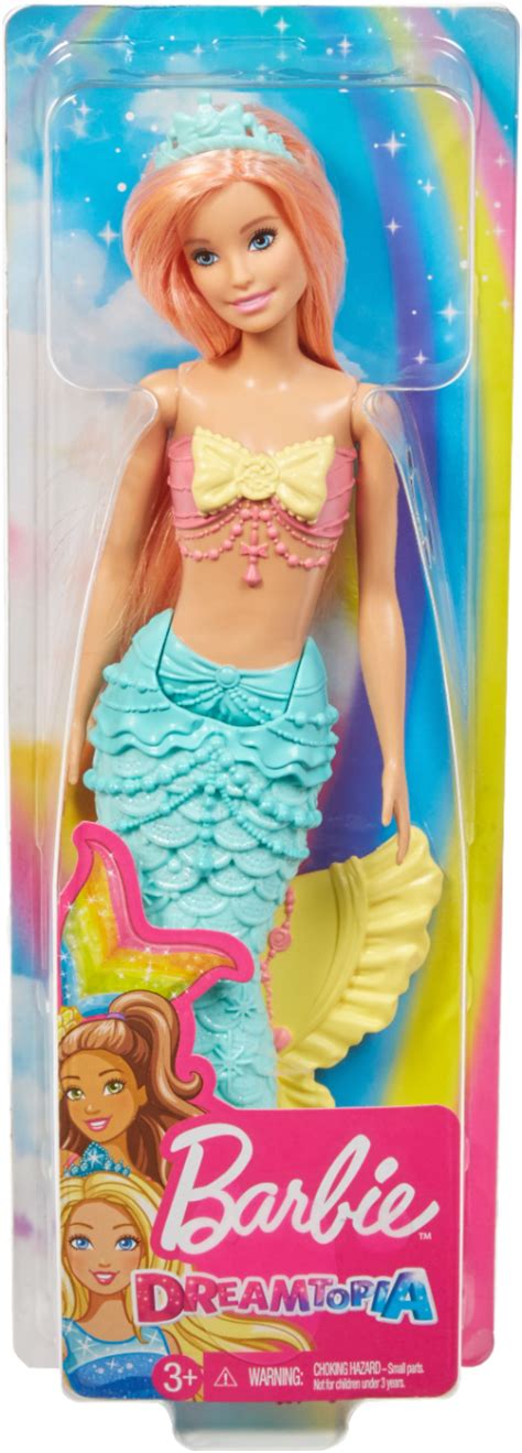 Customer Reviews Barbie Dreamtopia Mermaid Doll Blue Fxt11 Best Buy