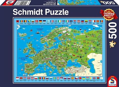 Schmidt Spiele Puzzle Europa Entdecken Puzzle 599 Puzzleteile Ean