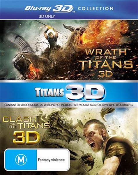 Buy Clash Of The Titans Wrath Of The Titans 3d Blu Ray Double Pack Blu Ray 3d Online Sanity
