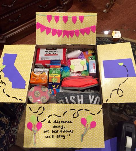 It's time to get creative and search for the most unique gift ideas. Birthday care package for a best friend. | Birthday care ...