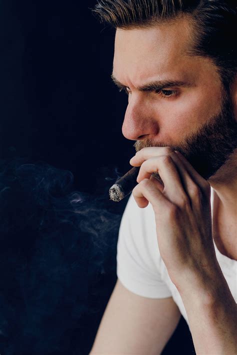 Male Model Smoking A Cigar Addison Jones Flickr
