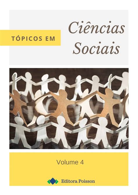 Tópicos Em Ciências Sociais Volume 4 Editora Poisson