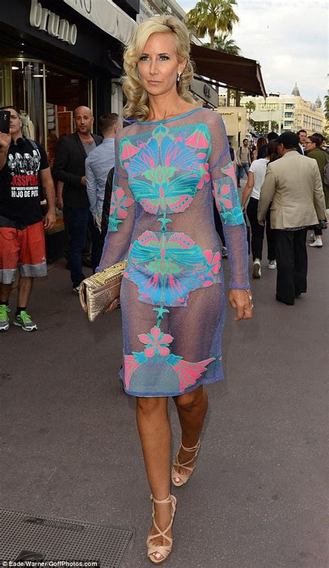 Tasty Treat Lady Victoria Hervey Soaked Up The Atmosphere At The Second Day Of The 70th Cannes