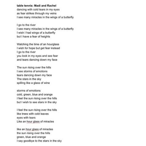 Pantoum Poems
