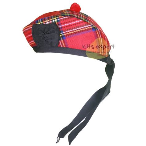 Scottish Traditional Royal Stewart Glengarry Hat Buy Kilts And Kilt
