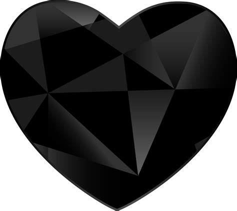 Black Heart Clipart Image Black Heart Png Transparent Png Full Size