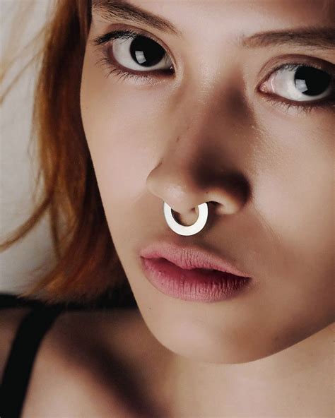 This Septum Ring Is One Of Our Largest Designs As Far As Wearable Length Goes Theres 10 Mm Of
