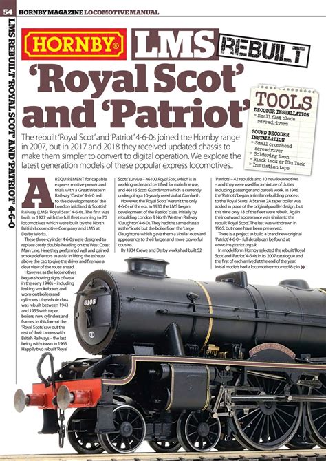 Hornby Magazine Hornby Magazine Locomotive Manual Volume 1 Special Issue