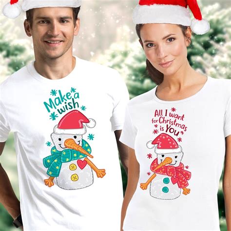 Christmas T Shirts Pärchen T Shirts Couple Shirts Funny Etsy
